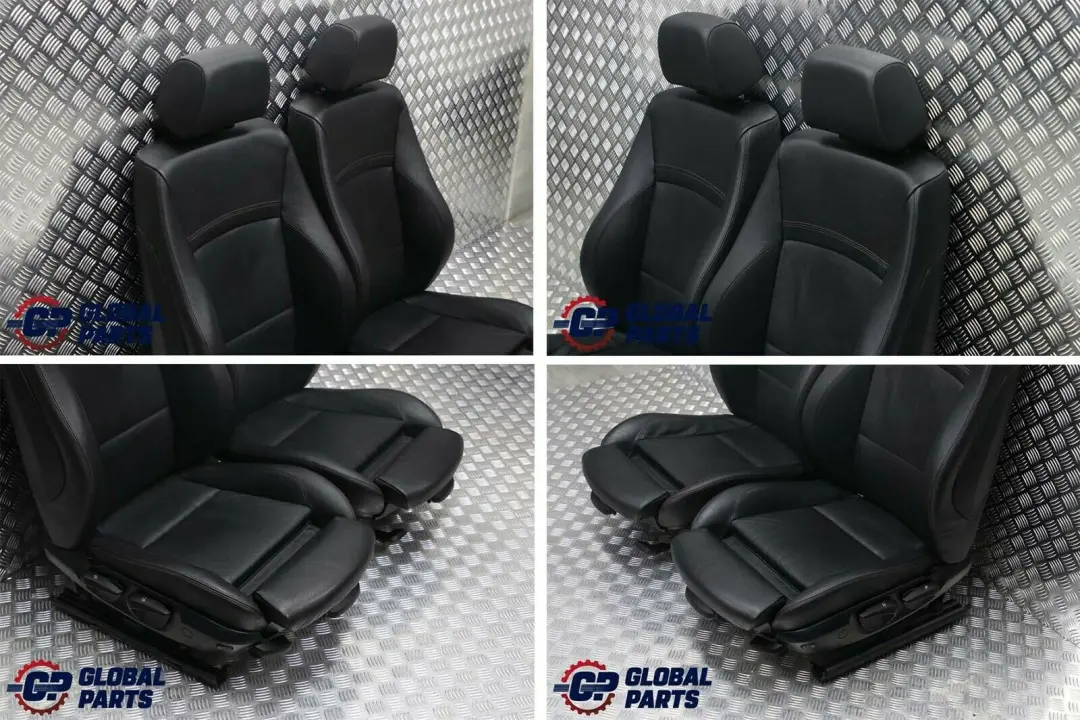 BMW E90 E91 LCI M Sportsitze Schwarz Leder Vorne Links Rechts Sport Sitz Sitze - SKU 7246853 - Teilenummer 7246853