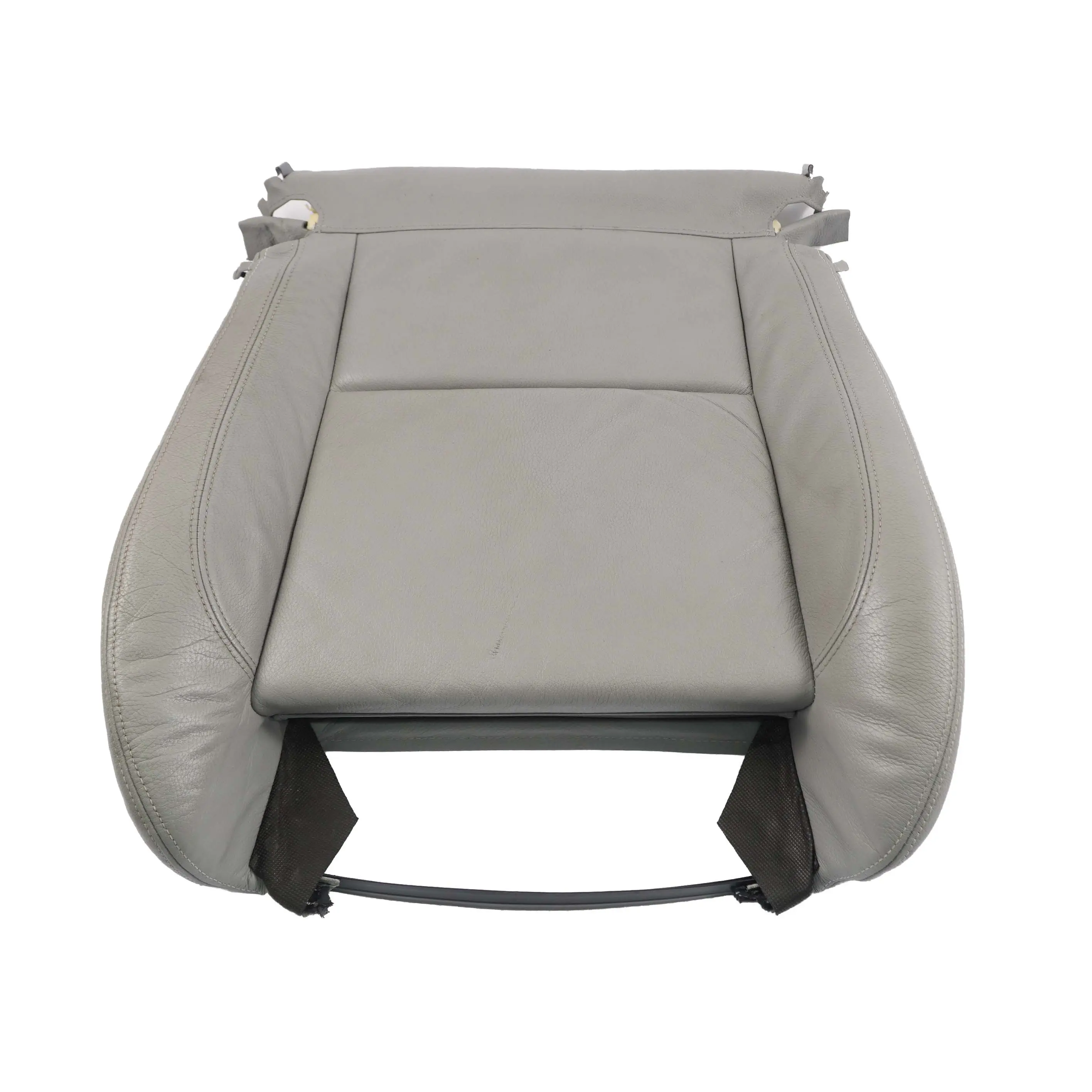 BMW E90 E91 LCI Delantero Izquierdo Derecho Funda Asiento Deportivo Cuero Gris