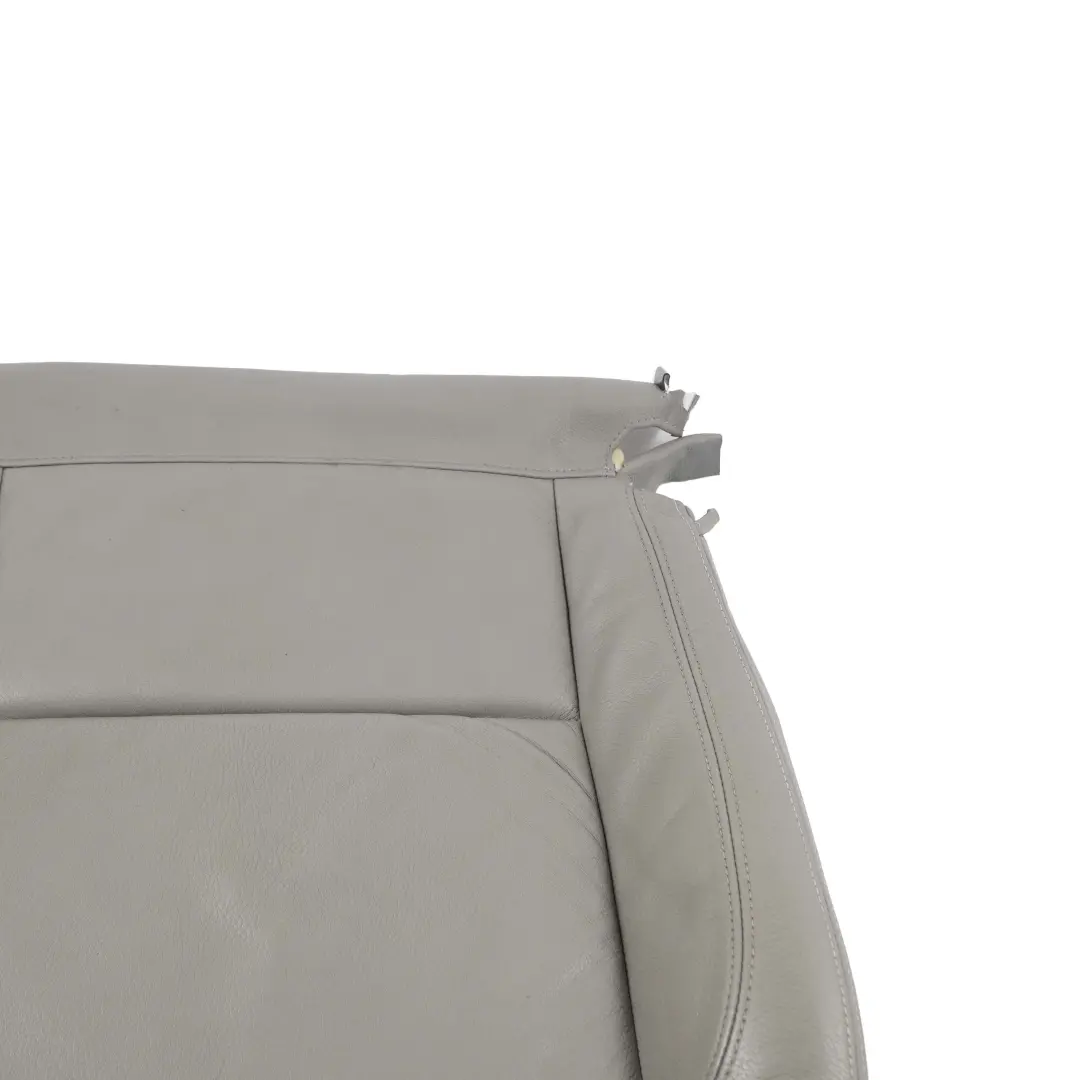 Front Left Right N/O/S Sport Seat Cover Grey Leather to BMW 3 E90 E91 LCI with Part number 7246854 BMW 3 E90 E91 LCI Front Left Right N/O/S Sport Seat Cover Grey Leather - SKU 7246854 - Part number 7246854