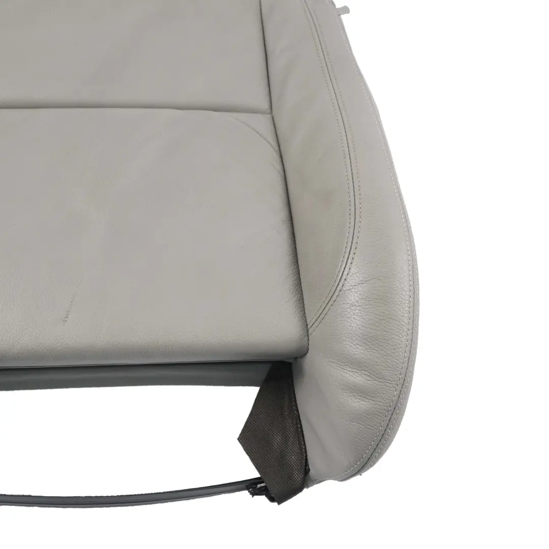 BMW 3 E90 E91 LCI Front Left Right N/O/S Sport Seat Cover Grey Leather - SKU 7246854 - Part number 7246854