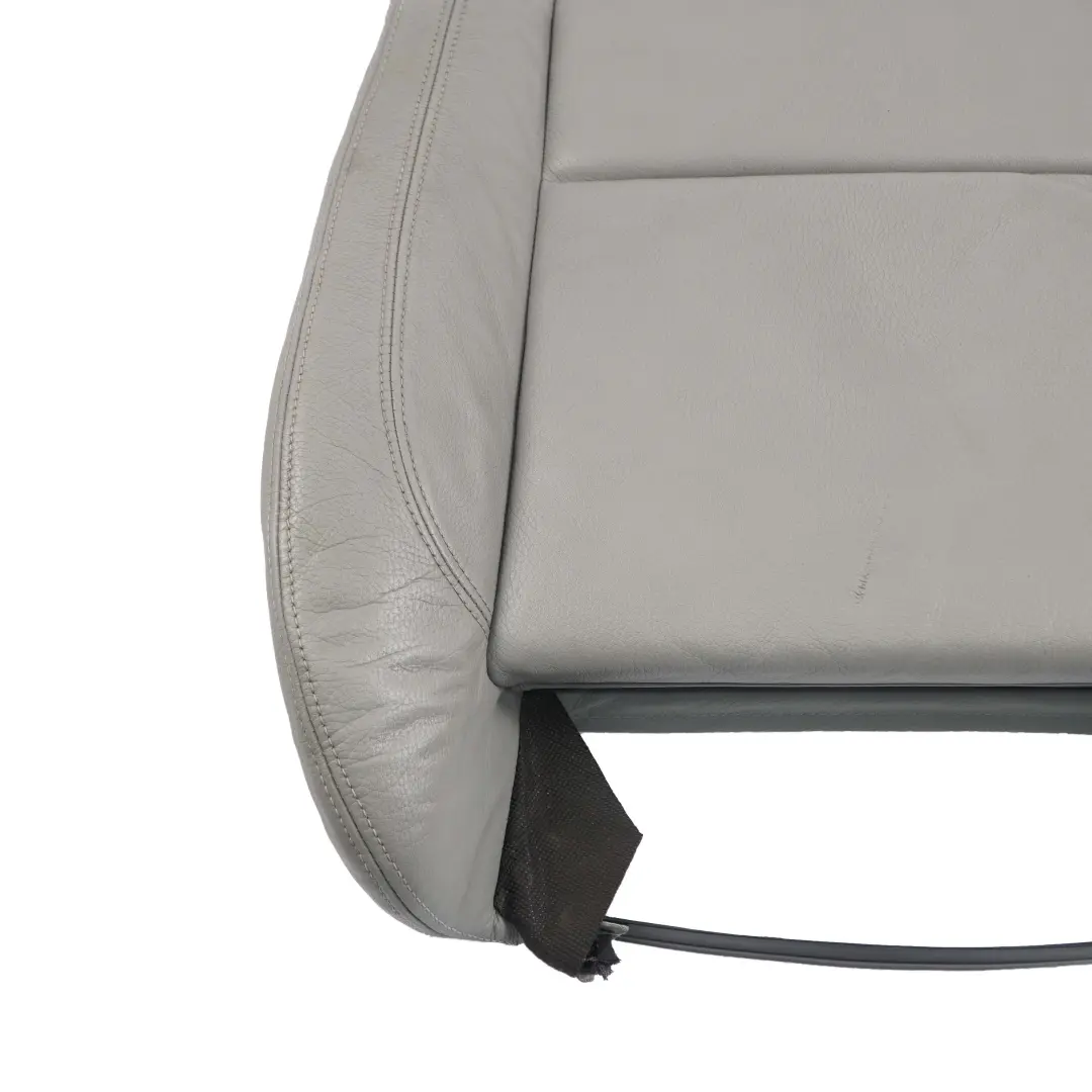 BMW 3 E90 E91 LCI Front Left Right N/O/S Sport Seat Cover Grey Leather - SKU 7246854 - Part number 7246854
