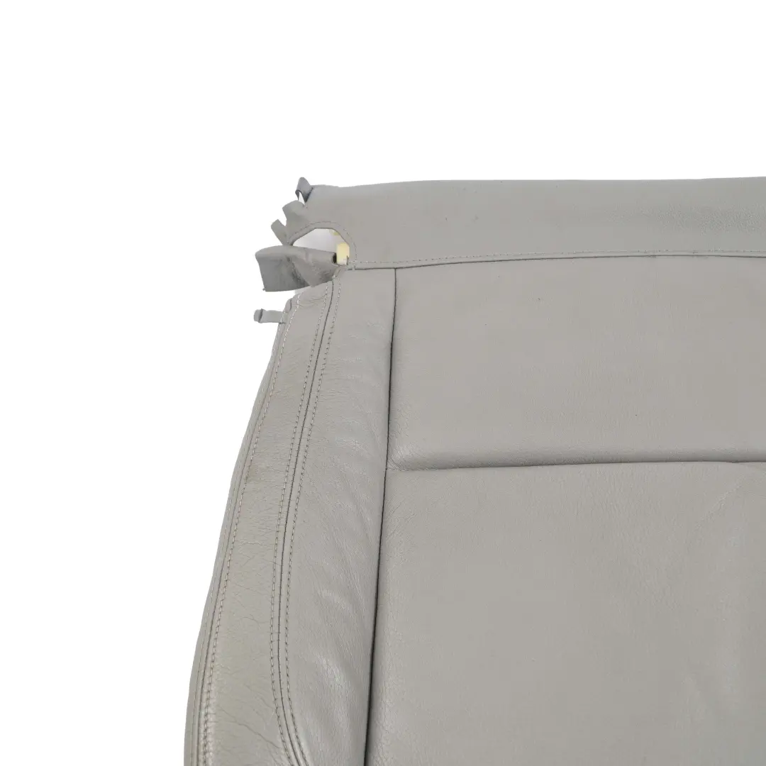 BMW 3 E90 E91 LCI Front Left Right N/O/S Sport Seat Cover Grey Leather - SKU 7246854 - Part number 7246854