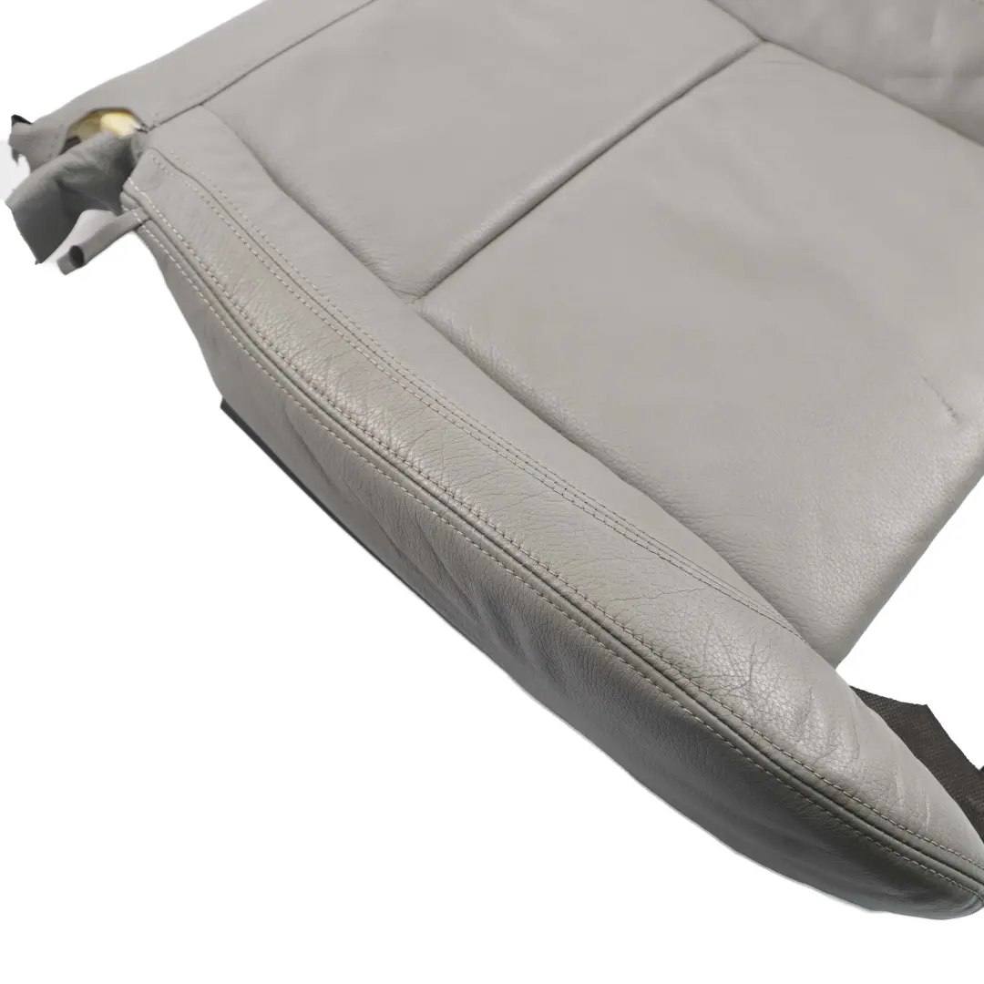 BMW 3 E90 E91 LCI Front Left Right N/O/S Sport Seat Cover Grey Leather - SKU 7246854 - Part number 7246854