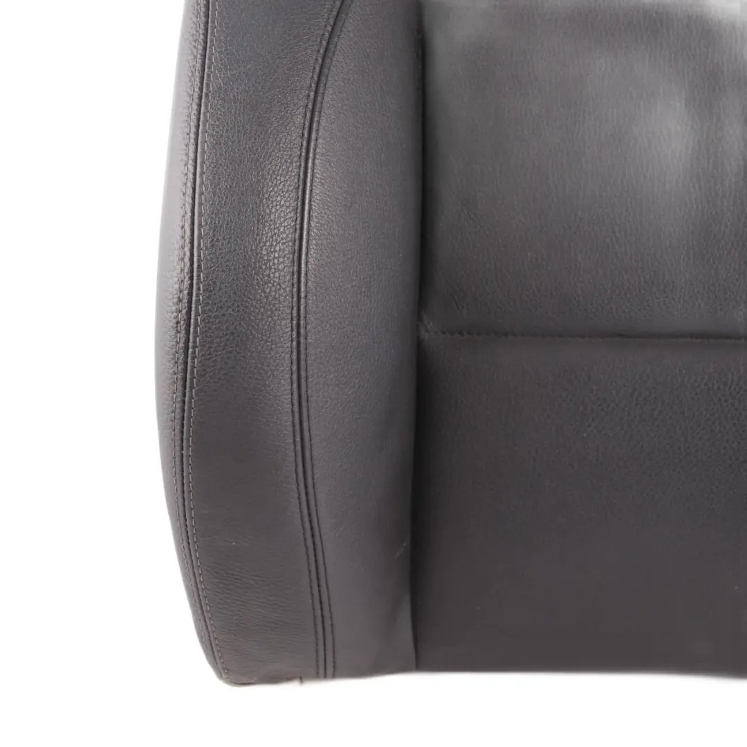 Backrest BMW E90 E91 LCI Front Left N/S Cover Leather Dakota Black to Sport Seat with Part number 7246857 Sport Seat Backrest BMW E90 E91 LCI Front Left N/S Cover Leather Dakota Black - SKU 7246857-1 - Part number 7246857