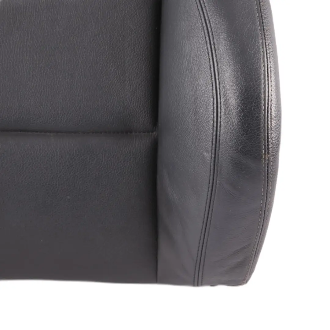 Sport Seat Backrest BMW E90 E91 LCI Front Left N/S Cover Leather Dakota Black - SKU 7246857-1 - Part number 7246857