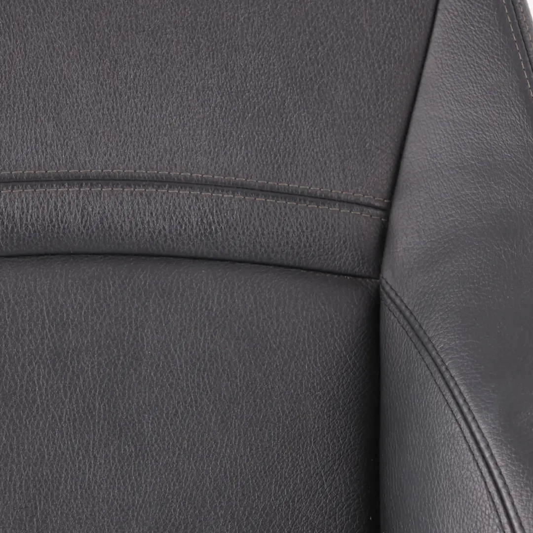 Backrest BMW E90 E91 LCI Front Left N/S Cover Leather Dakota Black to Sport Seat with Part number 7246857 Sport Seat Backrest BMW E90 E91 LCI Front Left N/S Cover Leather Dakota Black - SKU 7246857-1 - Part number 7246857