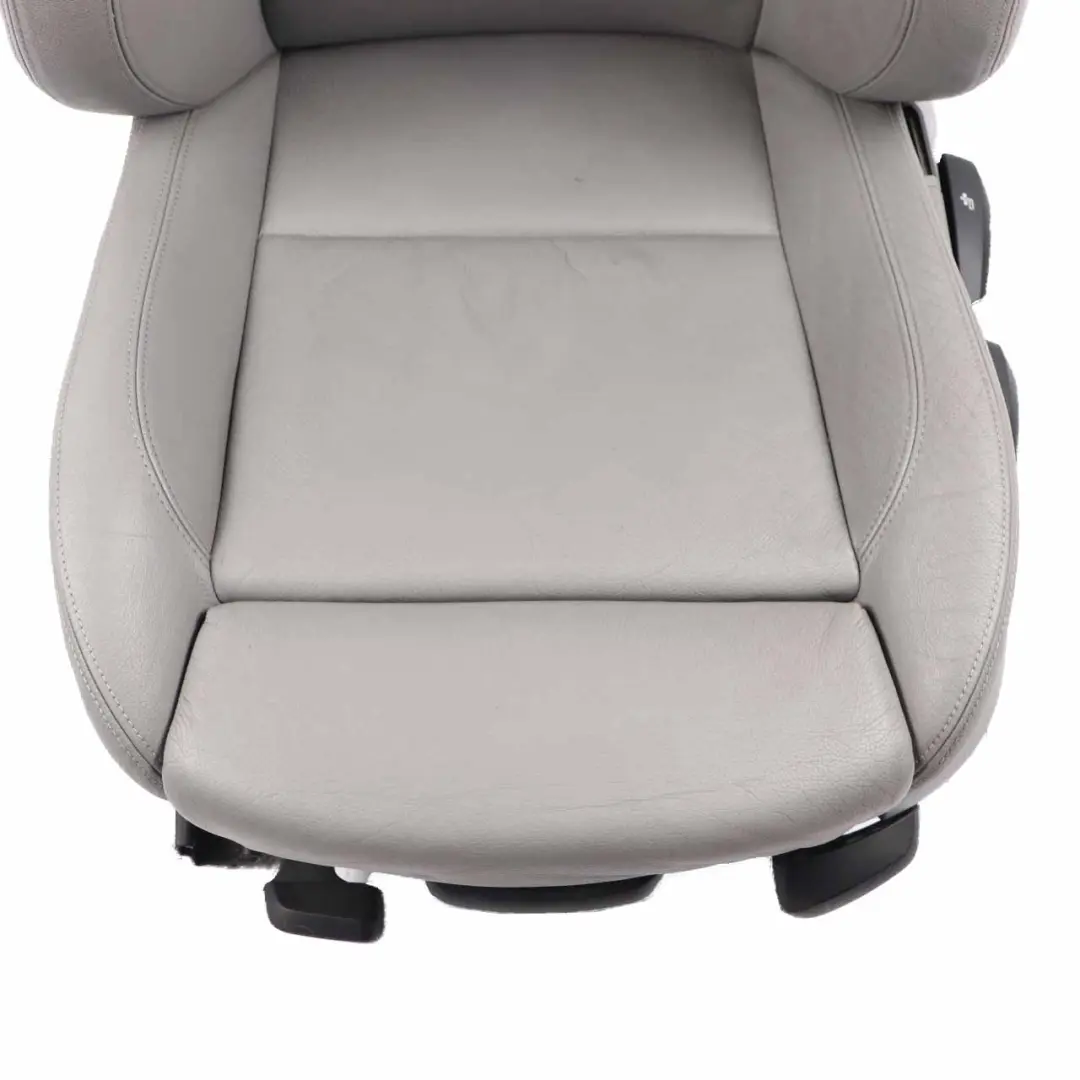 Front Left N/S M Sport Seat Leather Dakota Grey to BMW E90 E91 LCI with Part number 7246859 BMW E90 E91 LCI Front Left N/S M Sport Seat Leather Dakota Grey - SKU 7246859-1 - Part number 7246859