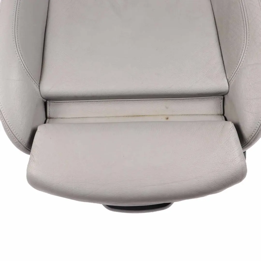 BMW 3 E90 E91 LCI Sport Vordersitz Links Lehne Bezug Leder Dakota Grau - SKU 7246859-1 - Teilenummer 7246859