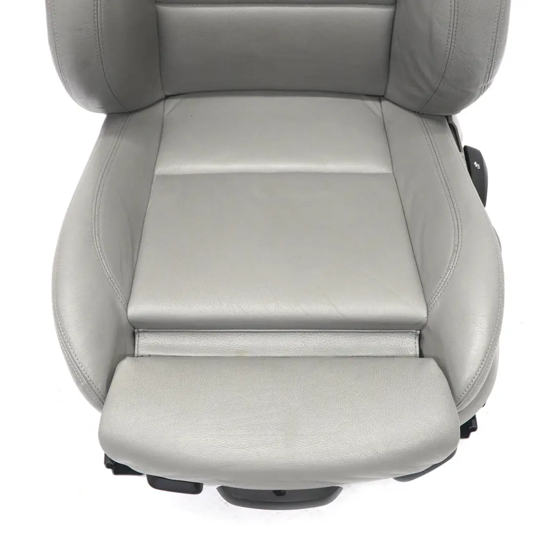 Delantero Izquierdo M Sport Asiento Cuero Gris Dakota para BMW E90 E91 LCI M Sport con número de pieza 7246859 BMW E90 E91 LCI M Sport Delantero Izquierdo M Sport Asiento Cuero Gris Dakota - SKU 7246859-2 - Número de pieza 7246859