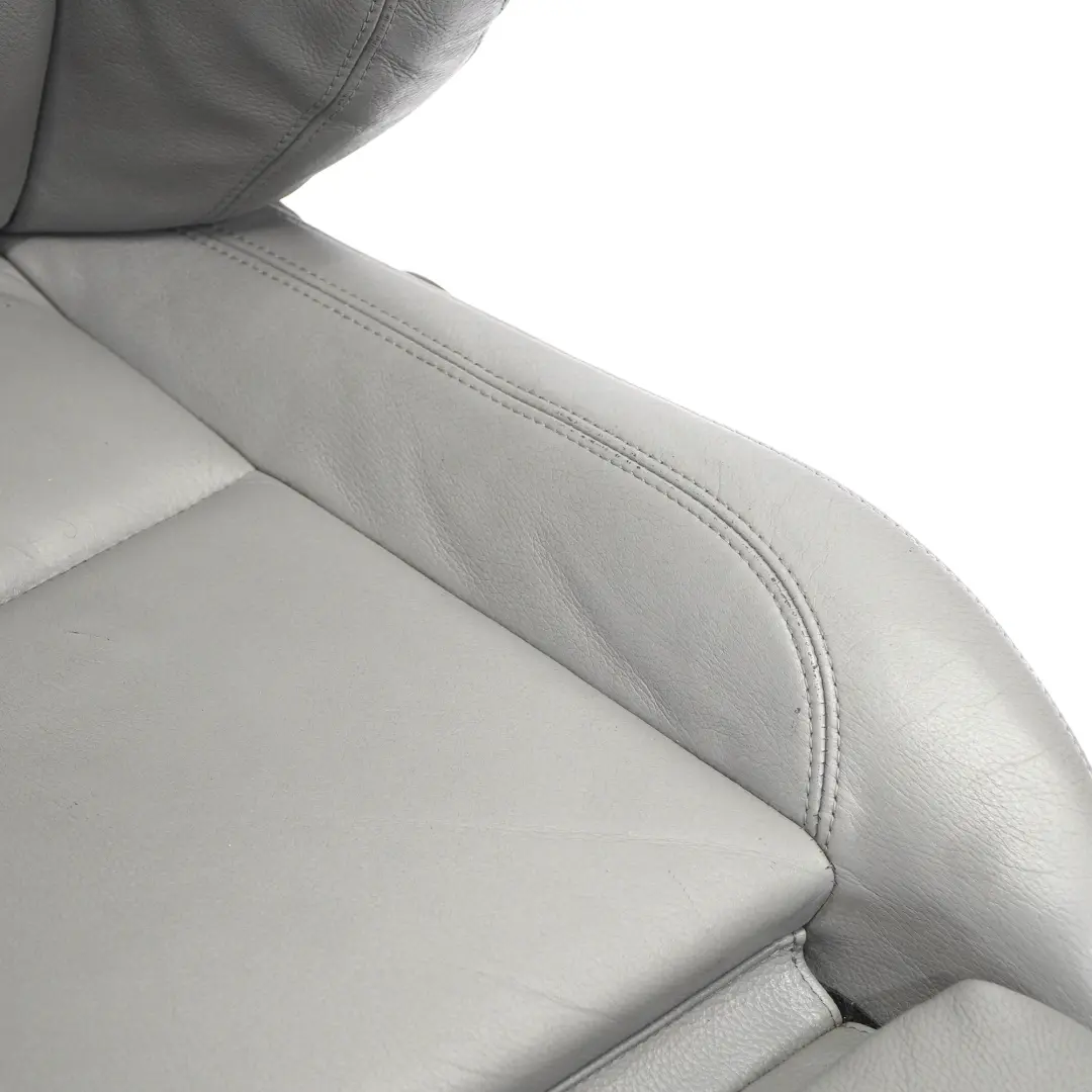 Front Left N/S M Sport Seat Leather Dakota Grey to BMW E90 E91 LCI M Sport with Part number 7246859 BMW E90 E91 LCI M Sport Front Left N/S M Sport Seat Leather Dakota Grey - SKU 7246859-2 - Part number 7246859