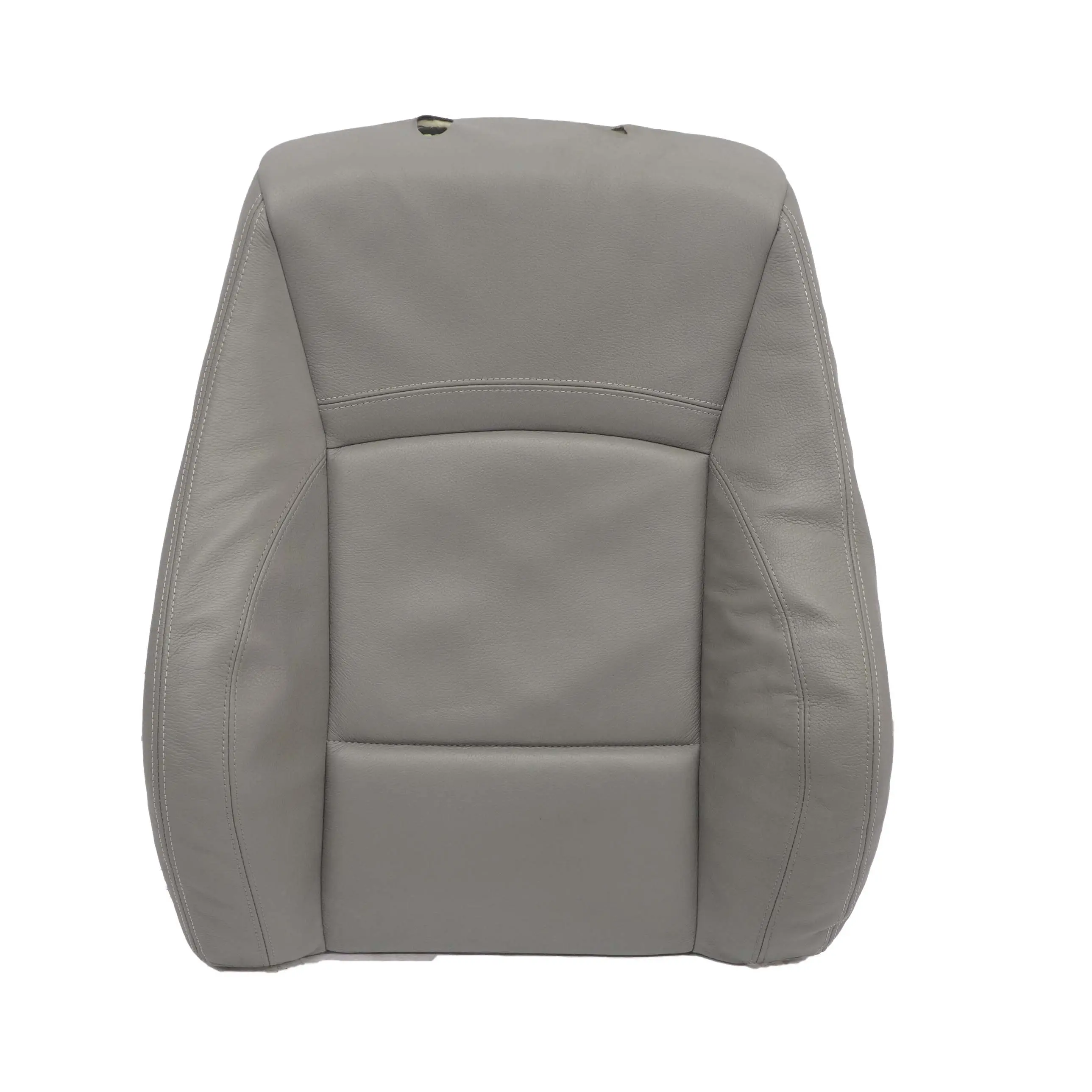 BMW 3 E90 E91 LCI Front Left N/S Backrest Sport Seat Cover Leather Dakota Grey