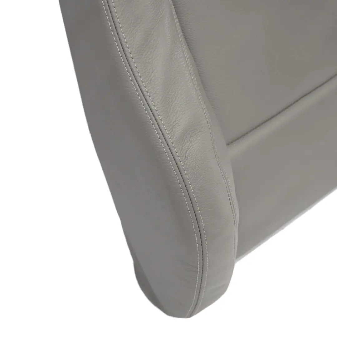 Front Left N/S Backrest Sport Seat Cover Leather Dakota Grey to BMW 3 E90 E91 LCI with Part number 7246859 BMW 3 E90 E91 LCI Front Left N/S Backrest Sport Seat Cover Leather Dakota Grey - SKU 7246859 - Part number 7246859