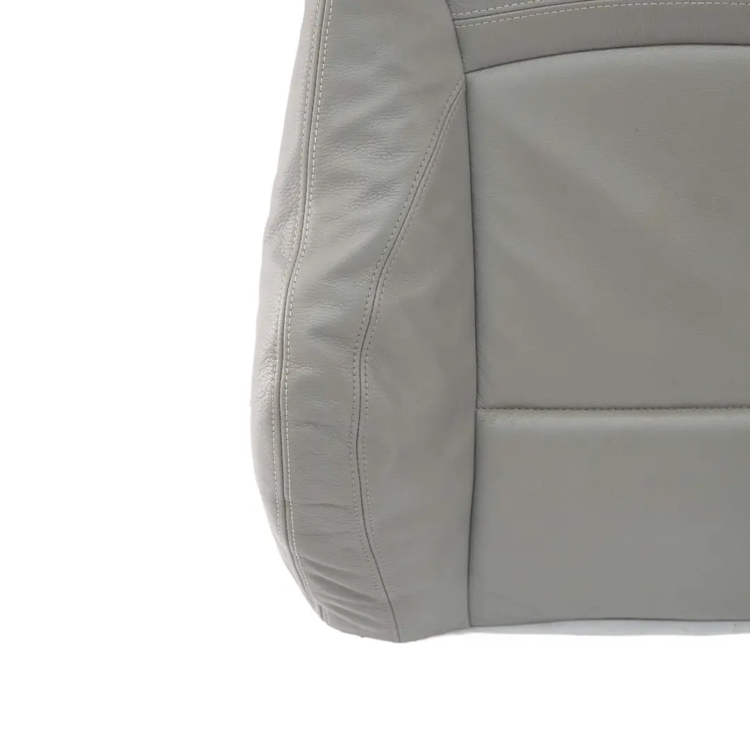 Delantero Derecho Respaldo Funda Asiento Deportivo Cuero Gris Dakota para BMW E90 LCI con número de pieza 7246860 BMW E90 LCI Delantero Derecho Respaldo Funda Asiento Deportivo Cuero Gris Dakota - SKU 7246860 - Número de pieza 7246860