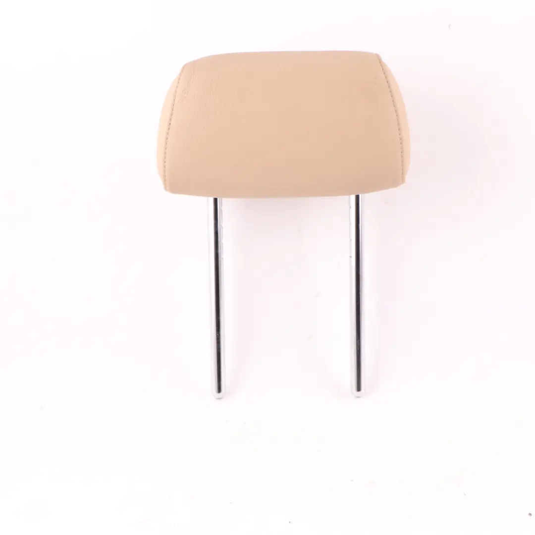 Headrest BMW E87 LCI E90 Rear Left Right N/O/S Backrest Beige Leather to Seat with Part number 7247086 Seat Headrest BMW E87 LCI E90 Rear Left Right N/O/S Backrest Beige Leather - SKU 7247086 - Part number 7247086