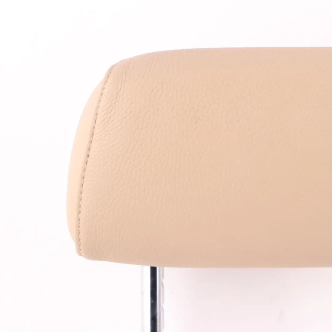 Headrest BMW E87 LCI E90 Rear Left Right N/O/S Backrest Beige Leather to Seat with Part number 7247086 Seat Headrest BMW E87 LCI E90 Rear Left Right N/O/S Backrest Beige Leather - SKU 7247086 - Part number 7247086