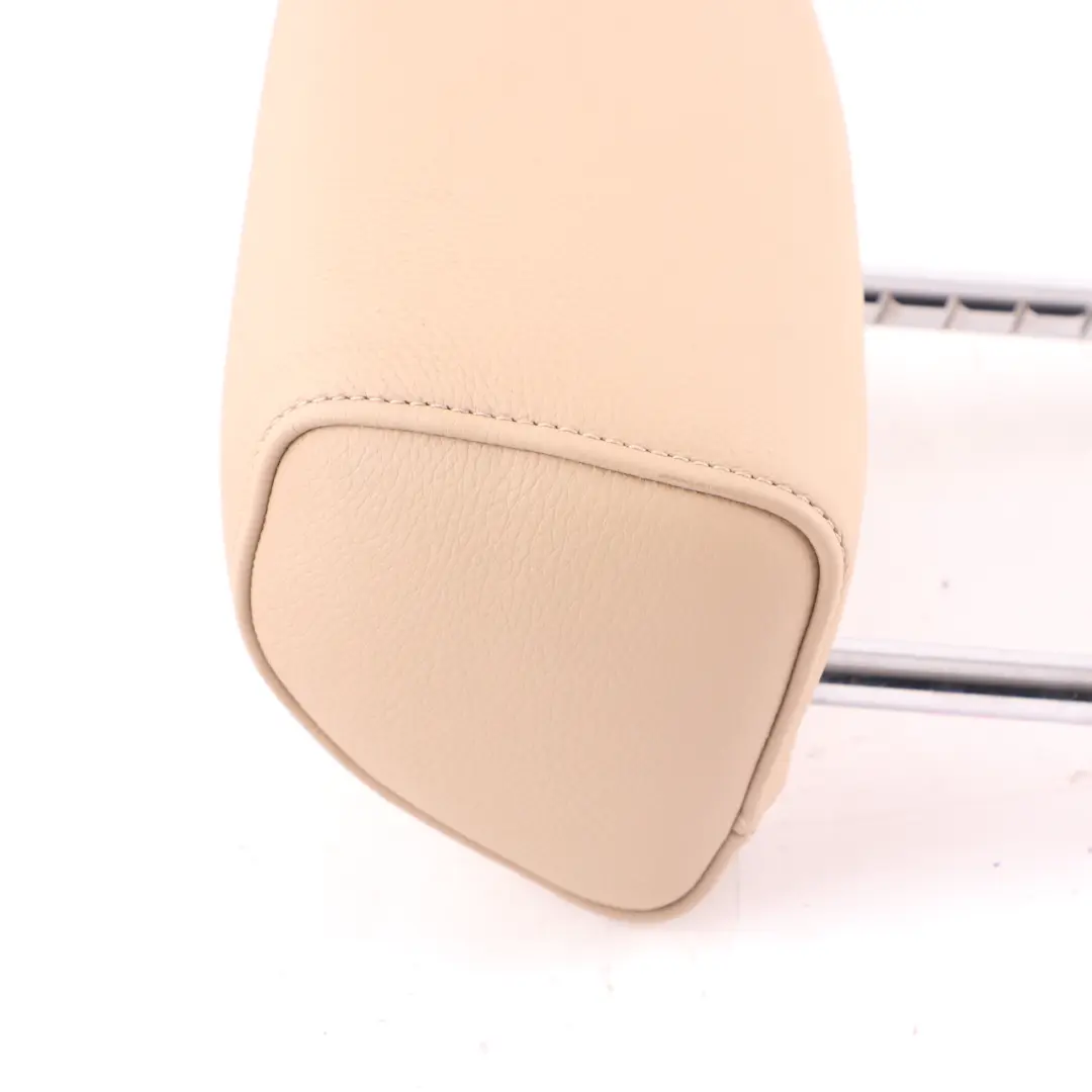 Headrest BMW E87 LCI E90 Rear Left Right N/O/S Backrest Beige Leather to Seat with Part number 7247086 Seat Headrest BMW E87 LCI E90 Rear Left Right N/O/S Backrest Beige Leather - SKU 7247086 - Part number 7247086