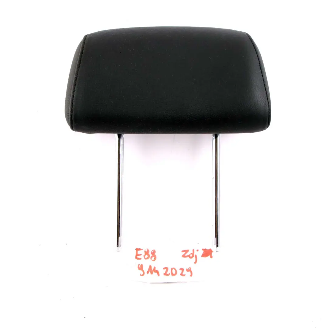BMW E88 Cabrio Headrest Leather Black Rear Seat Left Right N/O/S - SKU 7247112 - Part number 7247112