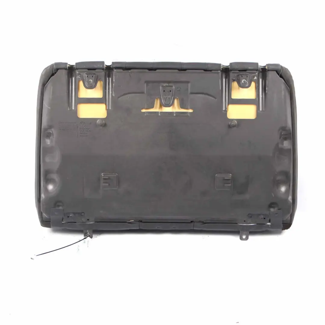 Back Backrest Leather Boston Black to BMW E88 Convertible Rear Seat Cover with Part number 7247181 BMW E88 Convertible Rear Seat Cover Back Backrest Leather Boston Black - SKU 7247181 - Part number 7247181
