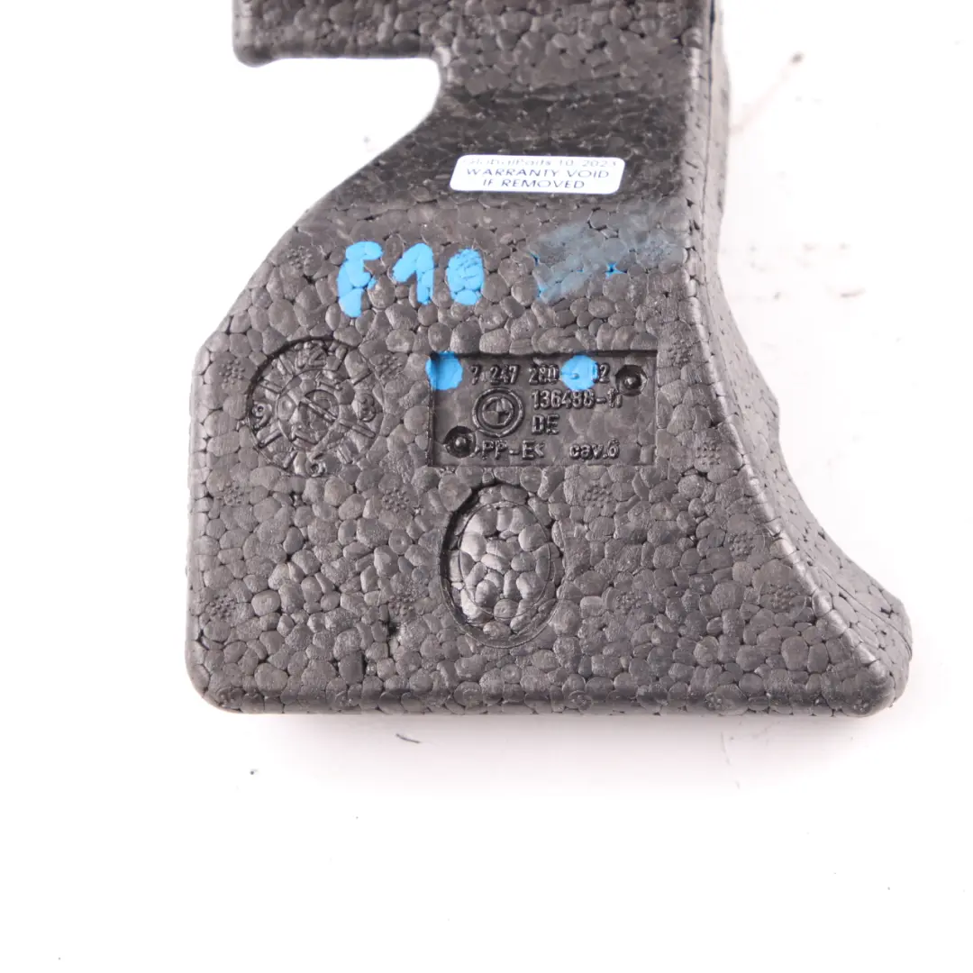 Maletero Compartimiento de equipaje Inserto de espuma Derecha para BMW F10 con número de pieza 7247280 BMW F10 Maletero Compartimiento de equipaje Inserto de espuma Derecha - SKU 7247280 - Número de pieza 7247280