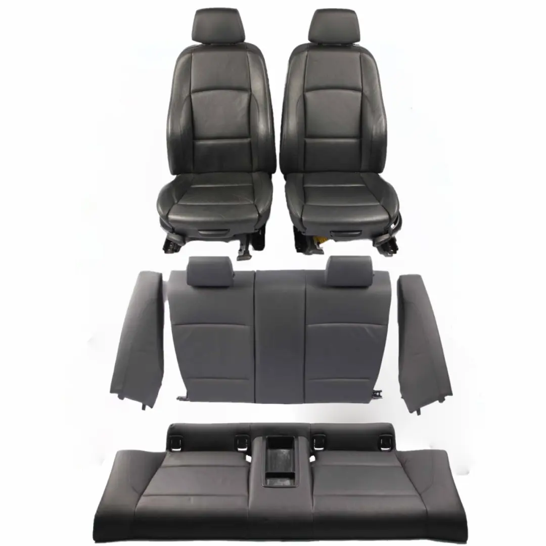  Leather Seats BMW E82 Coupe M Sport Black Front Rear Seat Sofa Bench Door Cards - SKU 7247318-2 - Part number 7247318