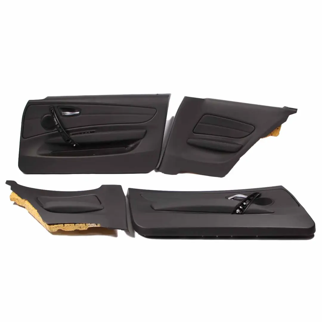  Leather Seats BMW E82 Coupe M Sport Black Seat Memory Sofa Bench Door Cards - SKU 7247318-3 - Part number 7247318