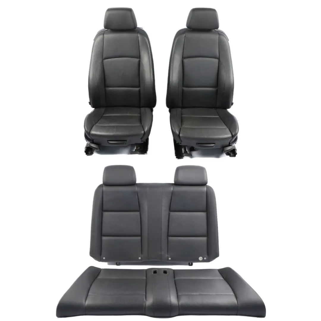 BMW E88 Convertible Cabrio Heated M Sport Black Leather Seats Seat Door Cards - SKU 7247318 - Part number 7247318