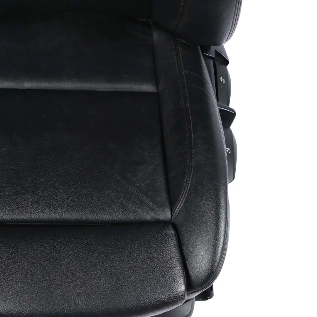  Front Seat BMW E81 E82 Left N/S M Sport Black Schwarz Leather Boston - SKU 7247319-2 - Part number 7247319