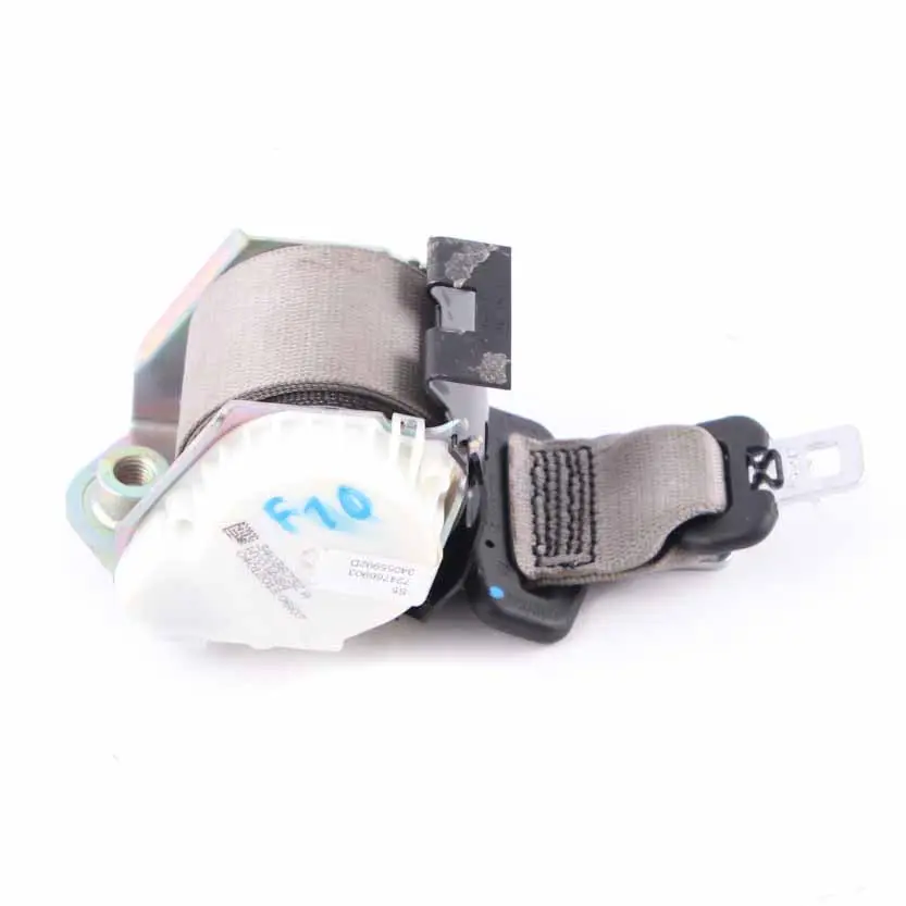Belt Center Upper Safety Belt Everestgrau to BMW F10 Rear Seat with Part number 7247669 BMW F10 Rear Seat Belt Center Upper Safety Belt Everestgrau - SKU 7247669 - Part number 7247669
