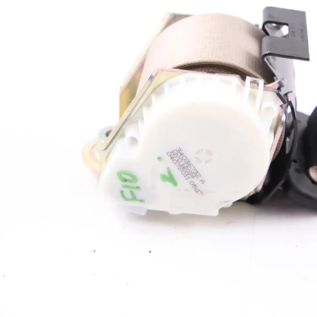 Rücksitzgurt Mitte Mitte Oberer Sicherheitsgurt Oyster für BMW F10 mit Teilenummer 7247670 BMW F10 Rücksitzgurt Mitte Mitte Oberer Sicherheitsgurt Oyster - SKU 7247670 - Teilenummer 7247670