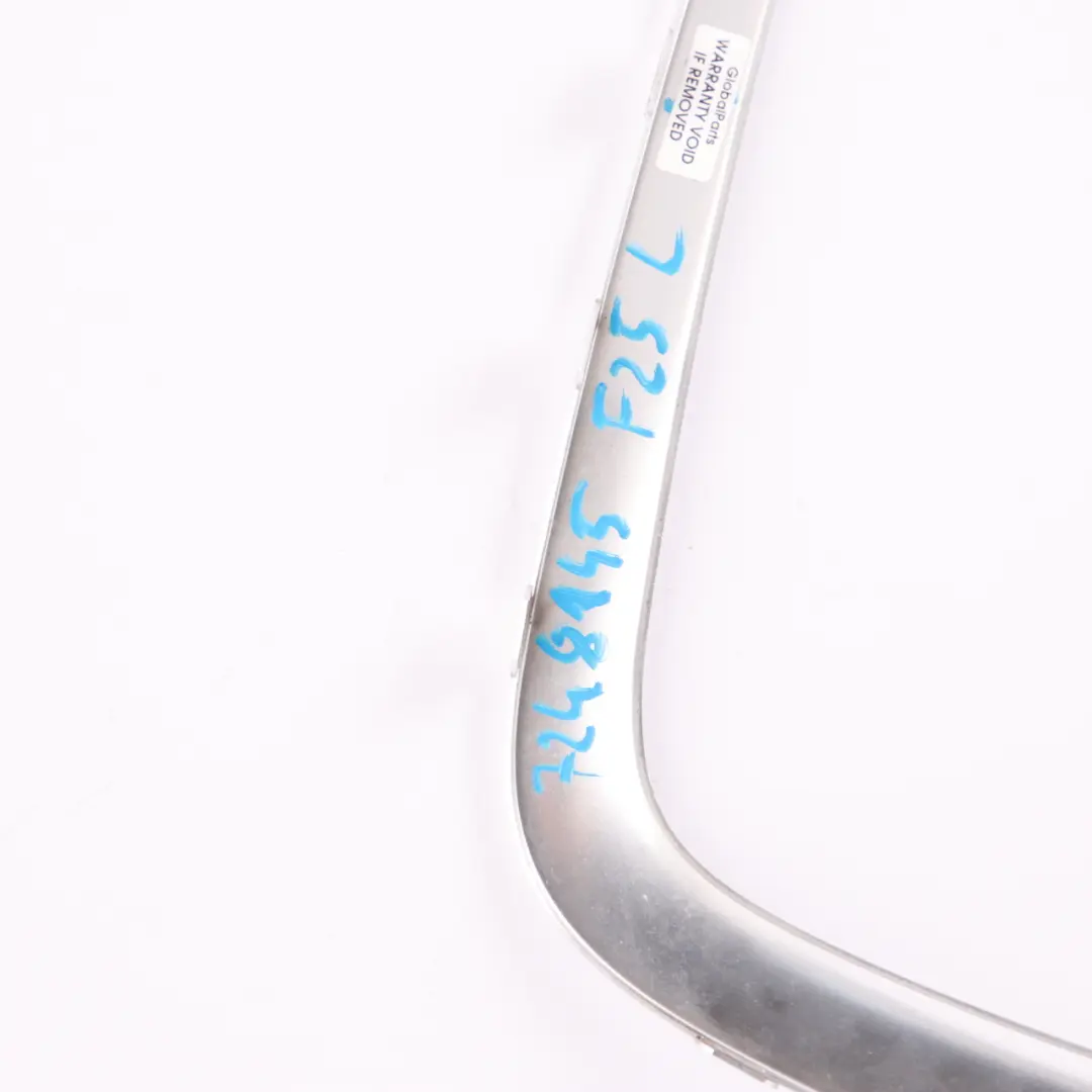 Window Finisher BMW X3 F25 Rear Left Side Strip Trim Frame Chrome to with Part number 7248145 Window Finisher BMW X3 F25 Rear Left Side Strip Trim Frame Chrome - SKU 7248145 - Part number 7248145