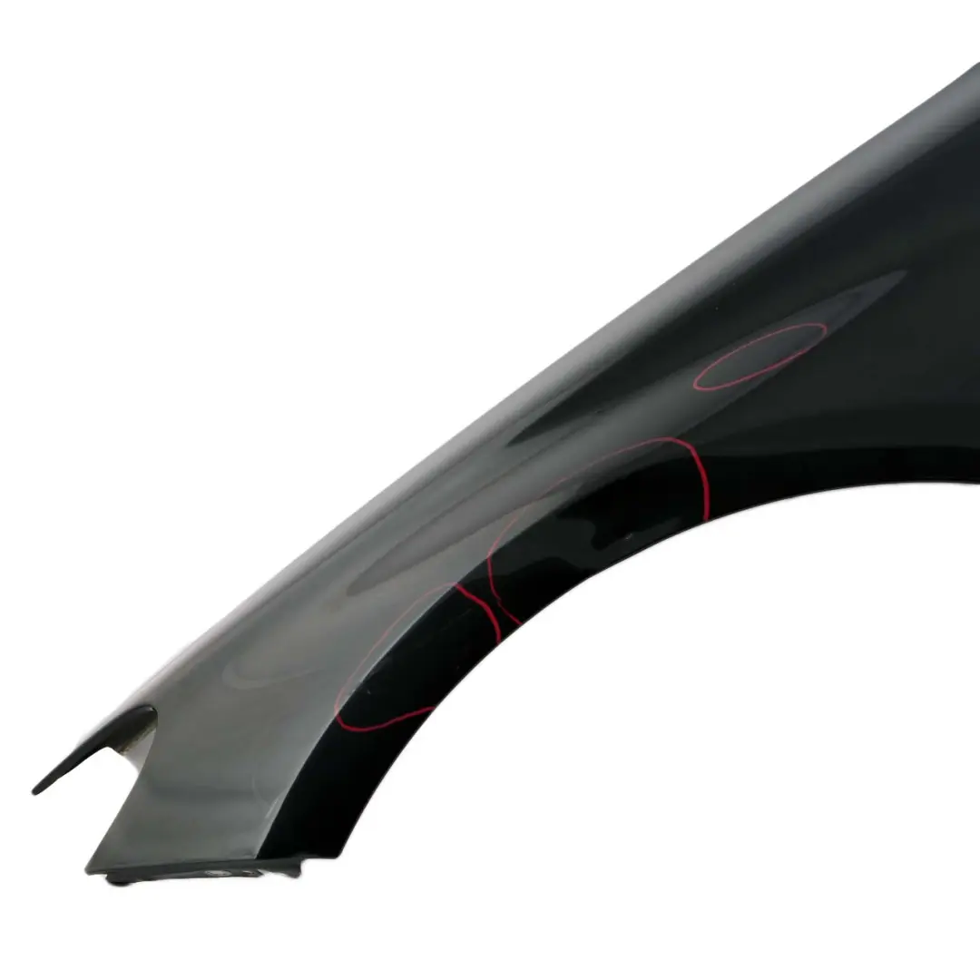 BMW 5 F07 GT Front Left N/S Fender Side Wing Panel Black Sapphire Metallic 475 - SKU 7248433-BS - Part number 7248433