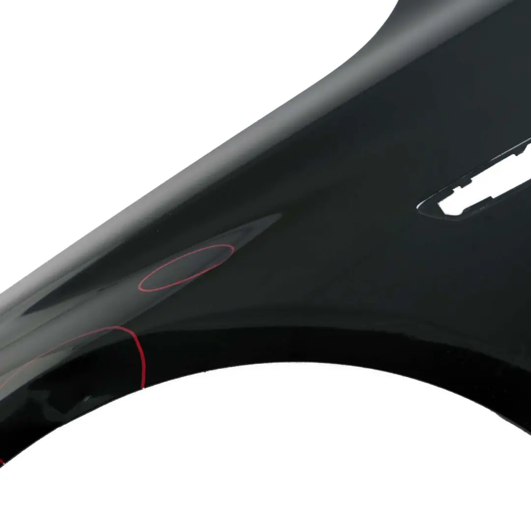 Front Left N/S Fender Side Wing Panel Black Sapphire Metallic 475 to BMW 5 F07 GT with Part number 7248433 BMW 5 F07 GT Front Left N/S Fender Side Wing Panel Black Sapphire Metallic 475 - SKU 7248433-BS - Part number 7248433