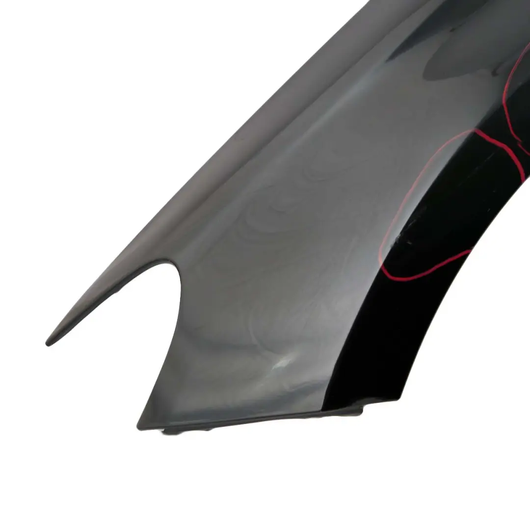 BMW 5 F07 GT Front Left N/S Fender Side Wing Panel Black Sapphire Metallic 475 - SKU 7248433-BS - Part number 7248433