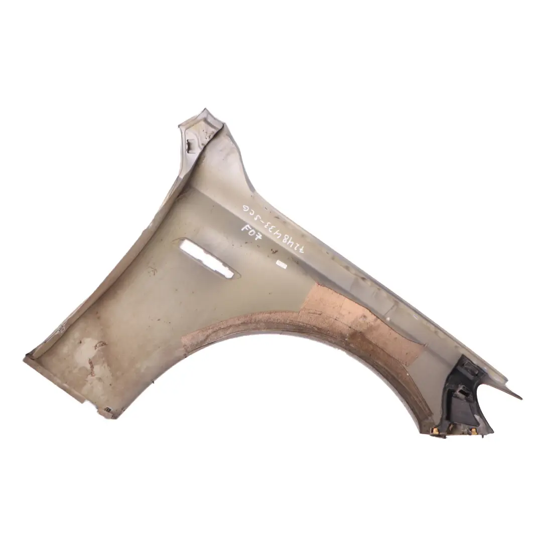BMW F07 GT Front Left N/S Fender Side Wing Panel Spacegrau Grey Metallic - A52 - SKU 7248433-SCG - Part number 7248433