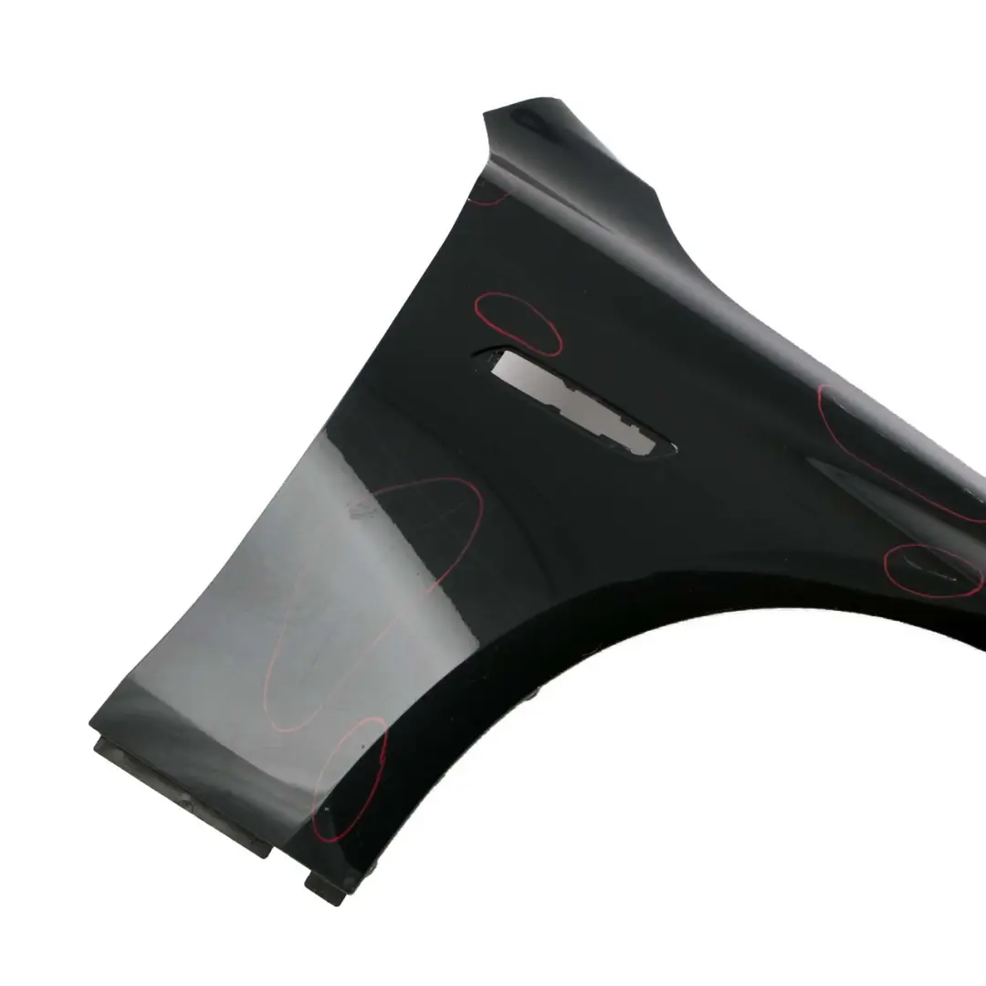 Front Right O/S Fender Side Wing Panel Black Sapphire Metallic 475 to BMW 5 F07 GT with Part number 7248434 BMW 5 F07 GT Front Right O/S Fender Side Wing Panel Black Sapphire Metallic 475 - SKU 7248434-BS - Part number 7248434