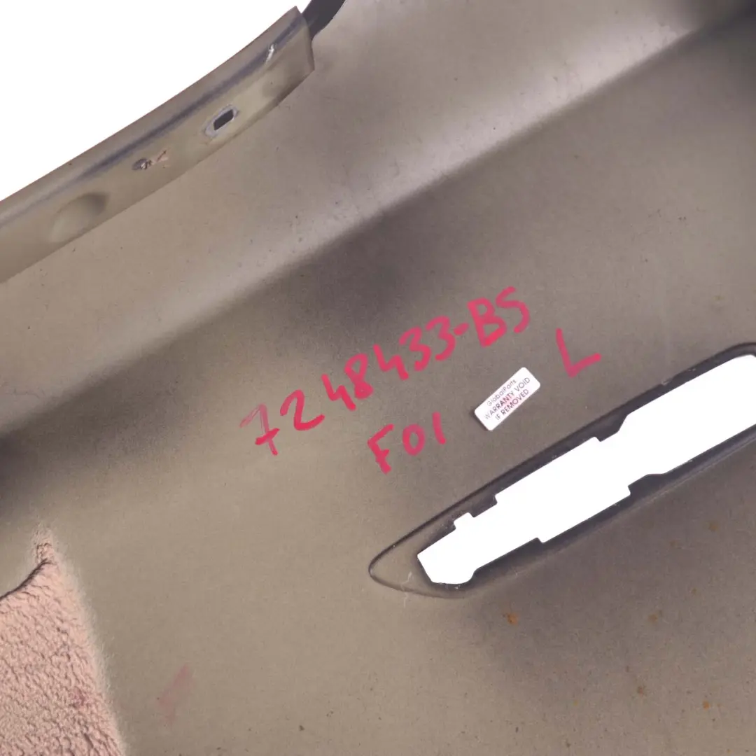 Front Right O/S Fender Side Wing Panel Black Sapphire Metallic 475 to BMW 5 F07 GT with Part number 7248434 BMW 5 F07 GT Front Right O/S Fender Side Wing Panel Black Sapphire Metallic 475 - SKU 7248434-BS - Part number 7248434