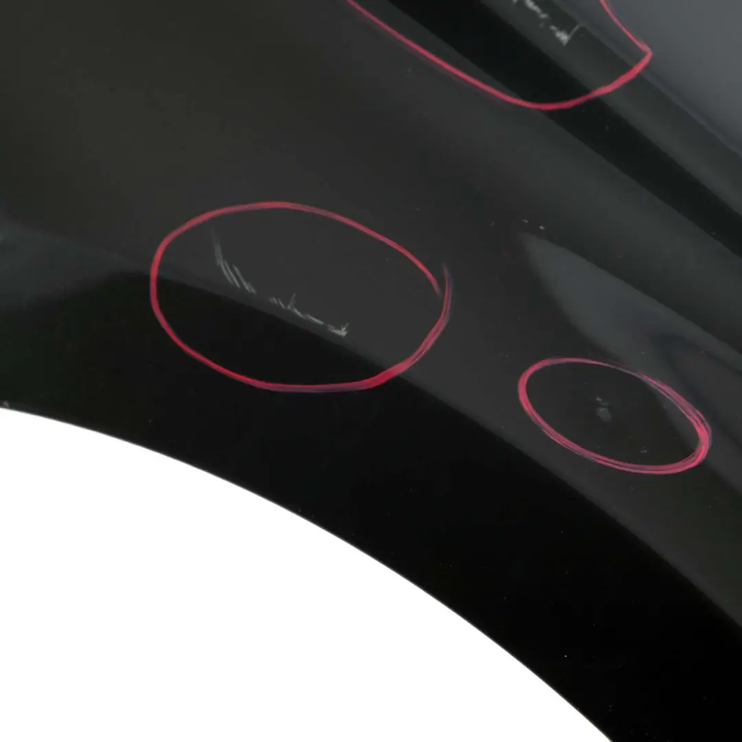 Front Right O/S Fender Side Wing Panel Black Sapphire Metallic 475 to BMW 5 F07 GT with Part number 7248434 BMW 5 F07 GT Front Right O/S Fender Side Wing Panel Black Sapphire Metallic 475 - SKU 7248434-BS - Part number 7248434