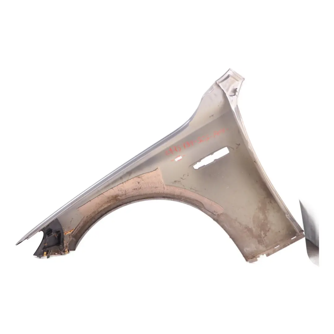 Front Right O/S Fender Side Wing Panel Spacegrau Grey Metallic - A52 to BMW F07 GT with Part number 7248434 BMW F07 GT Front Right O/S Fender Side Wing Panel Spacegrau Grey Metallic - A52 - SKU 7248434-SCG - Part number 7248434