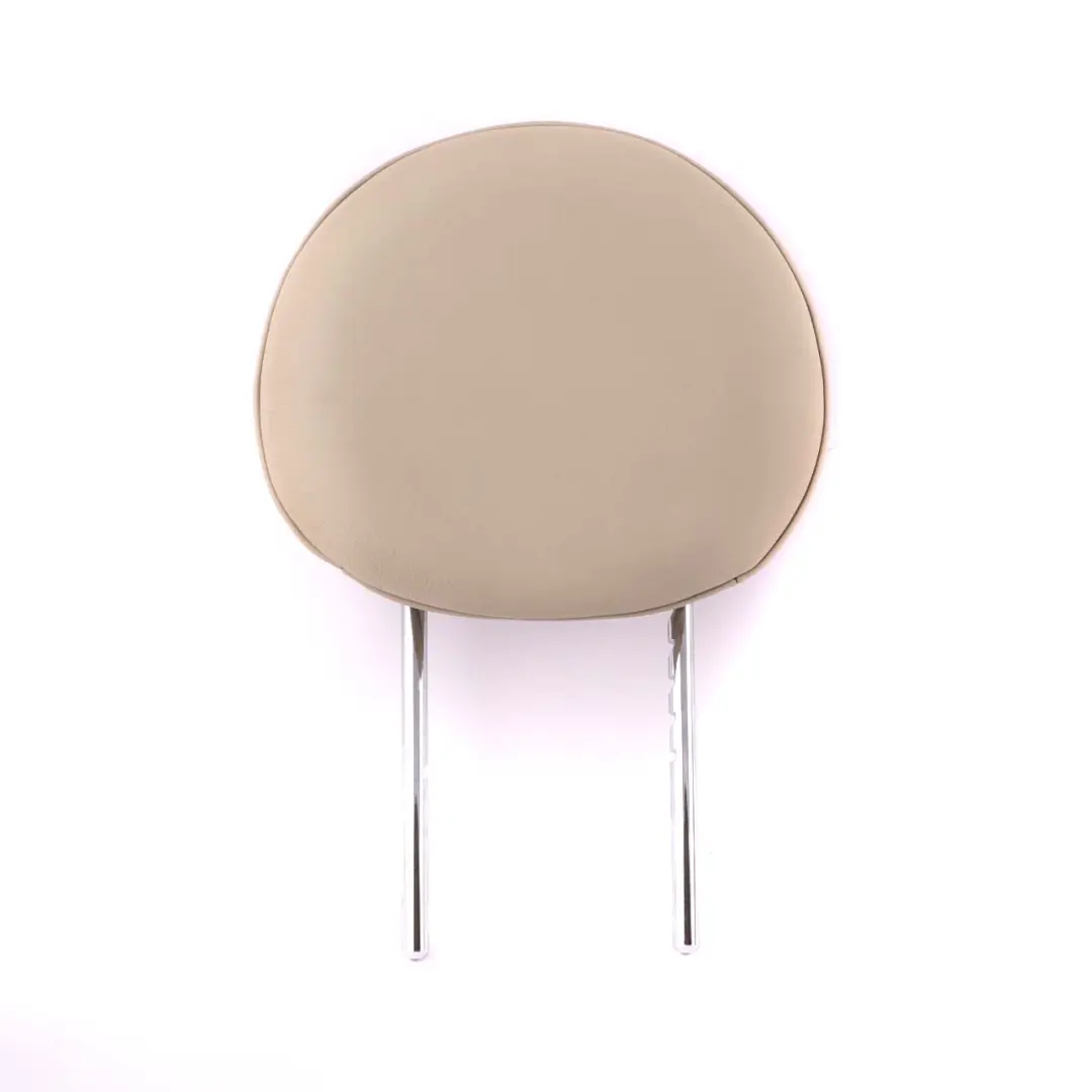 Front Seat Left Right N/O/S Leather Headrest Polar Beige to Mini Cooper R55 R56 with Part number 7270457 Mini Cooper R55 R56 Front Seat Left Right N/O/S Leather Headrest Polar Beige - SKU 7270457 - Part number 7270457