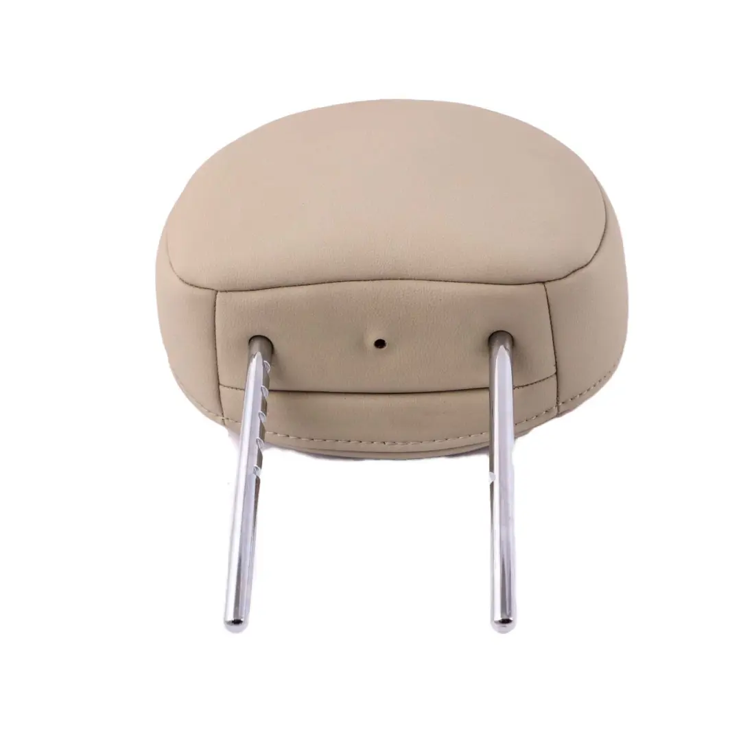 Front Seat Left Right N/O/S Leather Headrest Polar Beige to Mini Cooper R55 R56 with Part number 7270457 Mini Cooper R55 R56 Front Seat Left Right N/O/S Leather Headrest Polar Beige - SKU 7270457 - Part number 7270457