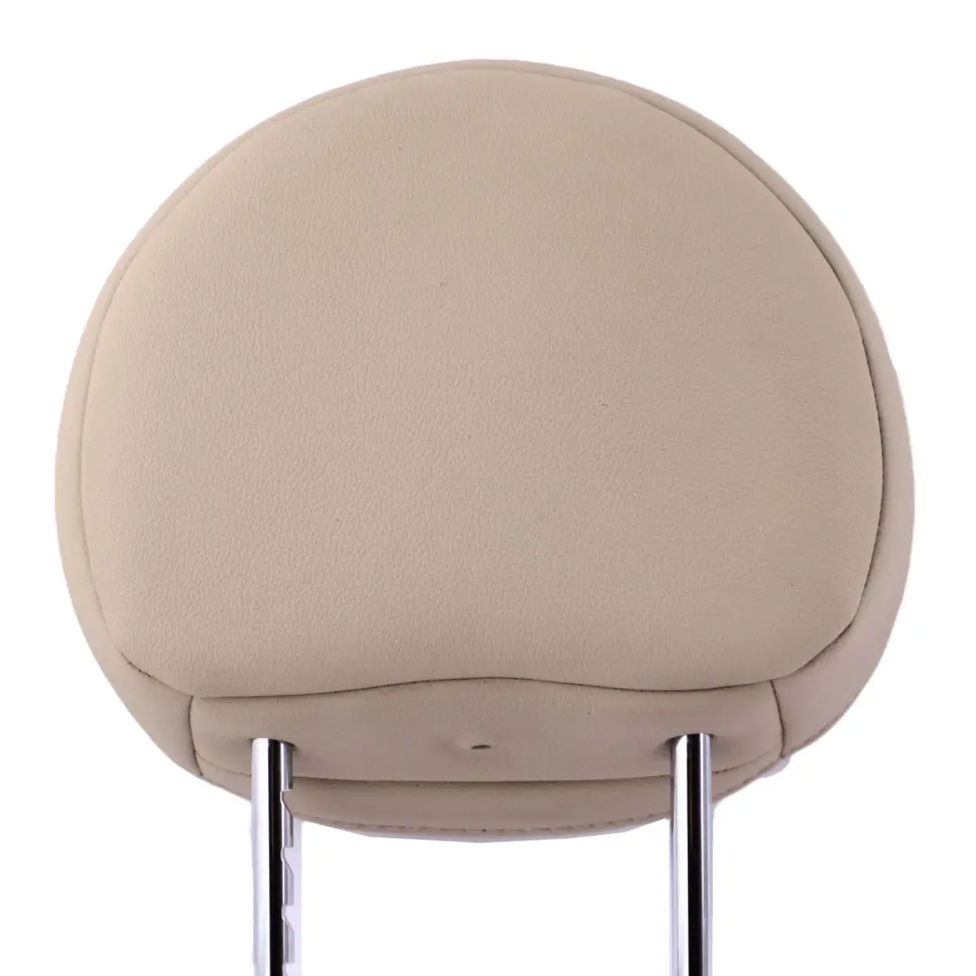 Mini Cooper R55 R56 Front Seat Left Right N/O/S Leather Headrest Polar Beige - SKU 7270457 - Part number 7270457