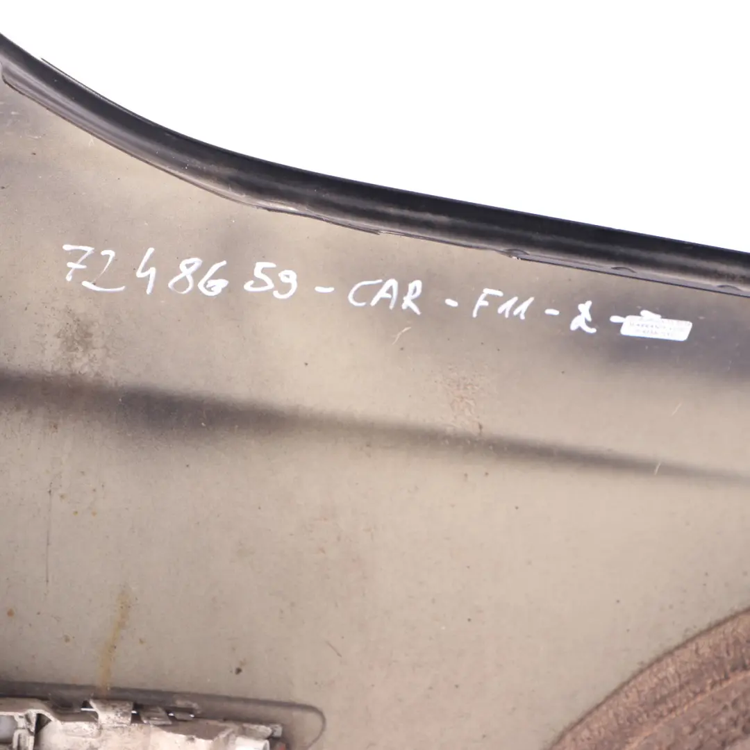 Side Panel Front Left N/S Fender Wing Panel Carbon Black - 416 to BMW F10 F11 with Part number 7248659 BMW F10 F11 Side Panel Front Left N/S Fender Wing Panel Carbon Black - 416 - SKU 7248659-CAR - Part number 7248659