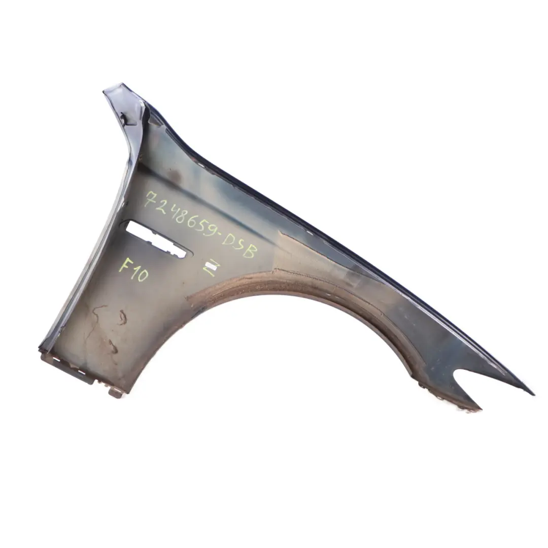 Wing Panel Front Left N/S Fender Side Tiefseeblau Deep Sea Blue - A76 to BMW F10 with Part number 7248659 BMW F10 Wing Panel Front Left N/S Fender Side Tiefseeblau Deep Sea Blue - A76 - SKU 7248659-DSB - Part number 7248659