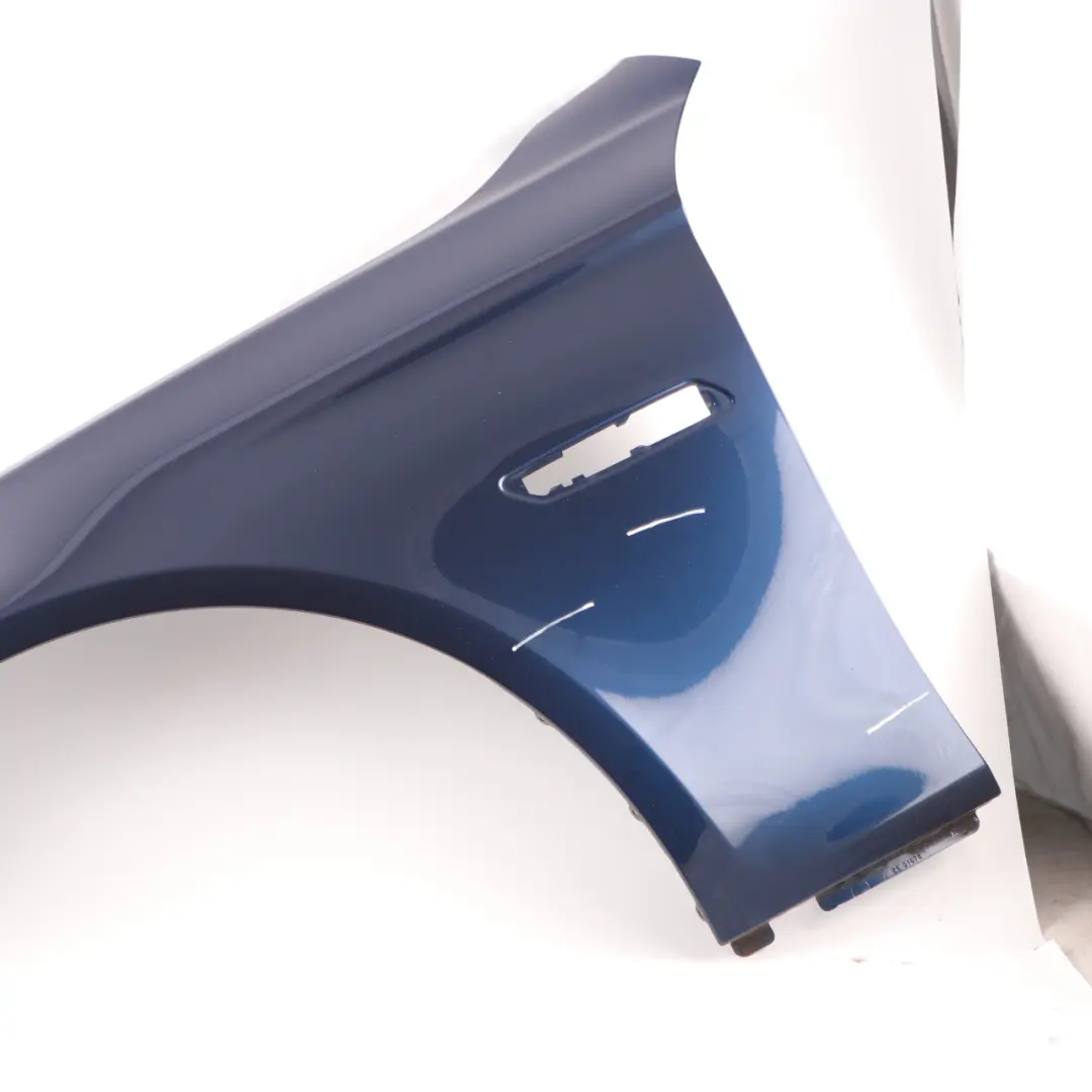 Wing Panel Front Left N/S Fender Side Tiefseeblau Deep Sea Blue - A76 to BMW F10 with Part number 7248659 BMW F10 Wing Panel Front Left N/S Fender Side Tiefseeblau Deep Sea Blue - A76 - SKU 7248659-DSB - Part number 7248659