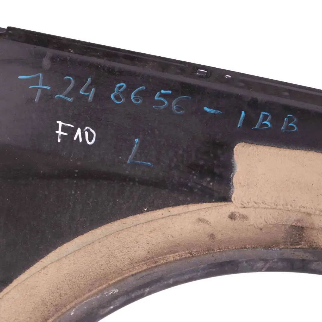 Wing Panel Front Left N/S Fender Side Imperial Blue Metallic - A89 to BMW F10 with Part number 7248659 BMW F10 Wing Panel Front Left N/S Fender Side Imperial Blue Metallic - A89 - SKU 7248659-IBB - Part number 7248659