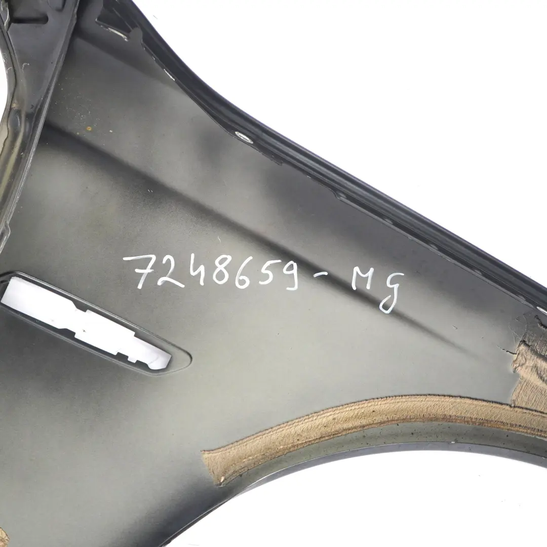 Panneau d'aile avant gauche Mineralgrau Metallic - B39 pour BMW F10 à propos du numéro de pièce 7248659 BMW F10 Panneau d'aile avant gauche Mineralgrau Metallic - B39 - SKU 7248659-MG - Numéro de pièce 7248659