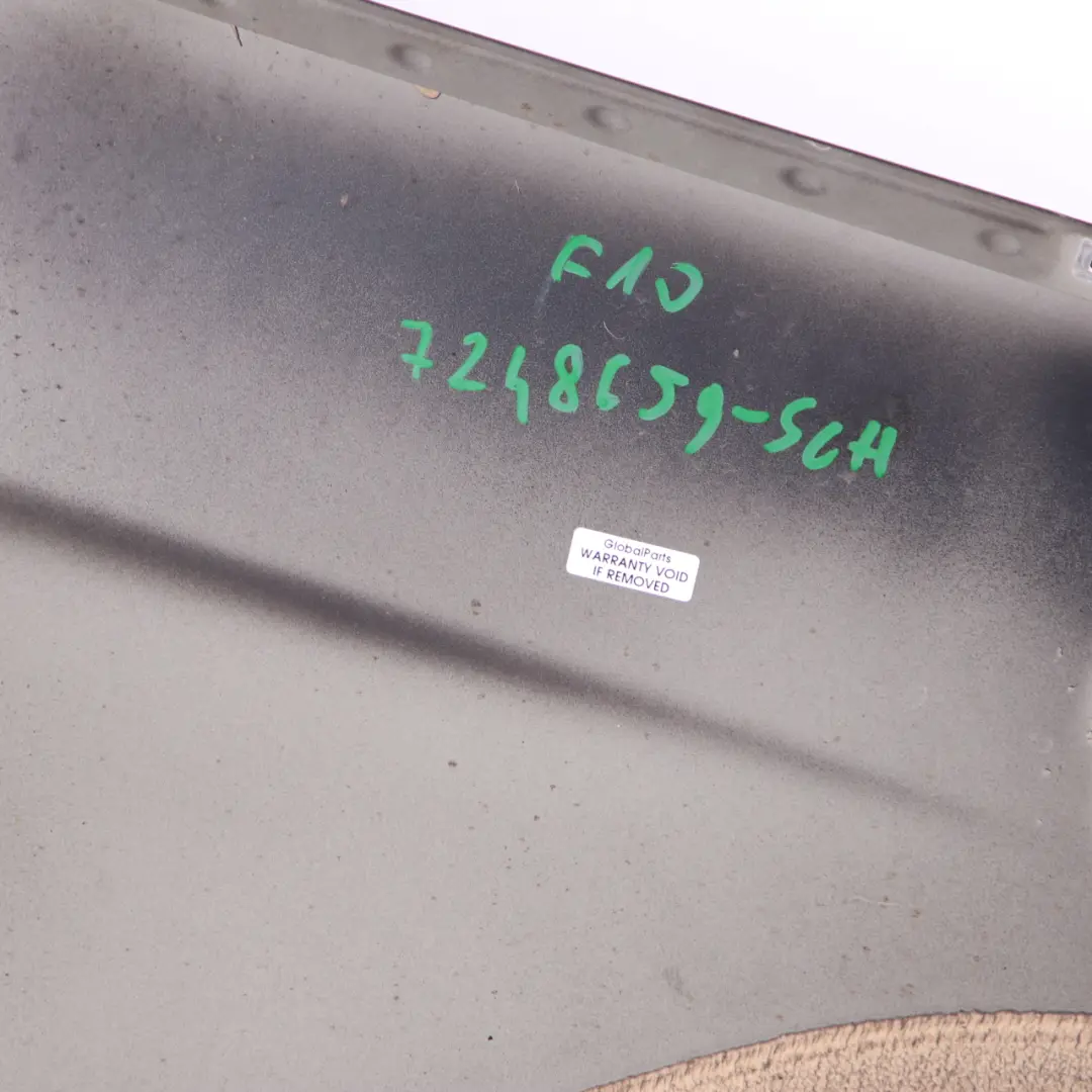 Wing Panel Front Left N/S Fender Side Black Sapphire Metallic - 475 to BMW F10 F11 with Part number 7248659 BMW F10 F11 Wing Panel Front Left N/S Fender Side Black Sapphire Metallic - 475 - SKU 7248659-SCH - Part number 7248659