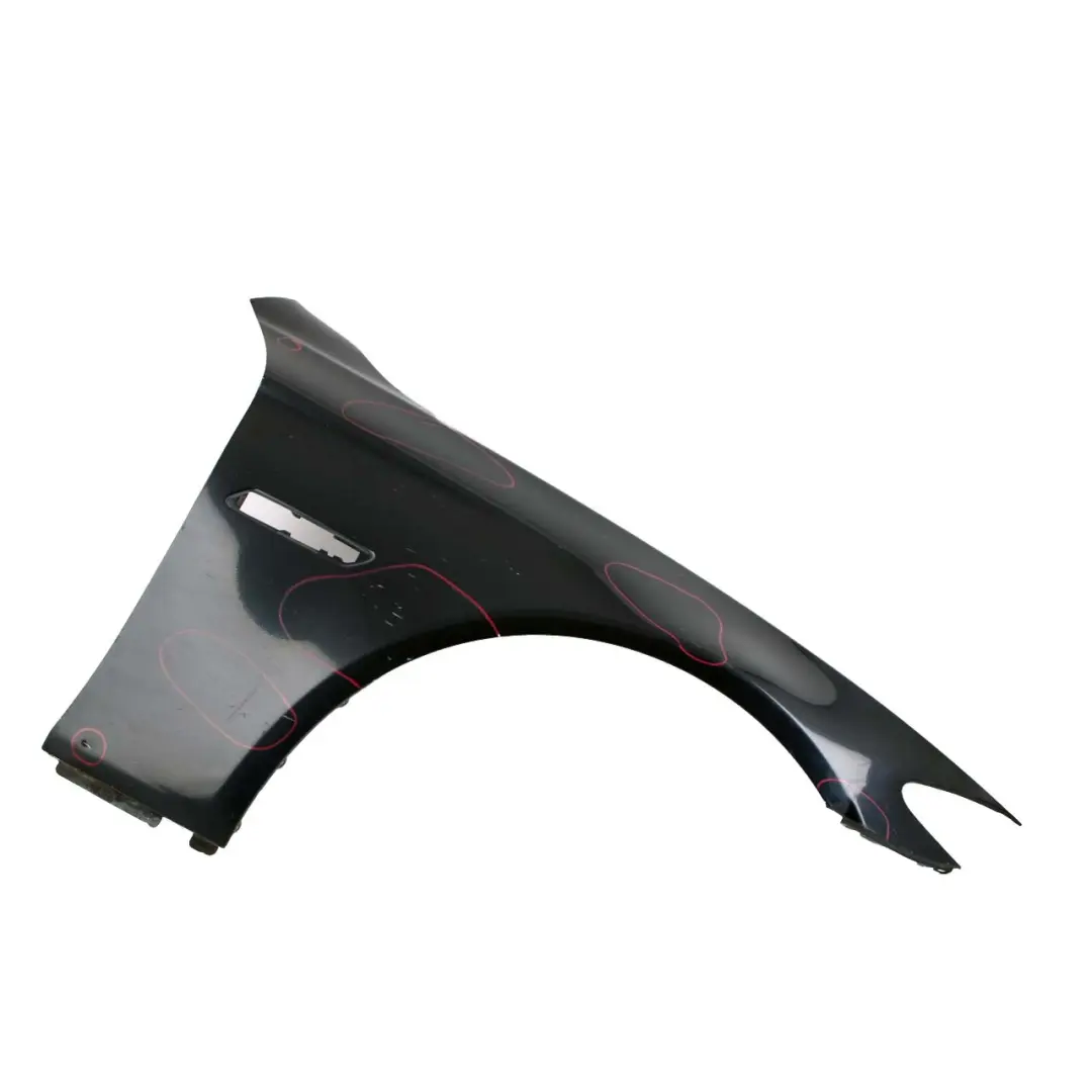 Front Right Wing Fender Side Panel O/S Black Sapphire - 475 to BMW 5 F10 F11 with Part number 7248660 BMW 5 F10 F11 Front Right Wing Fender Side Panel O/S Black Sapphire - 475 - SKU 7248660-BS - Part number 7248660