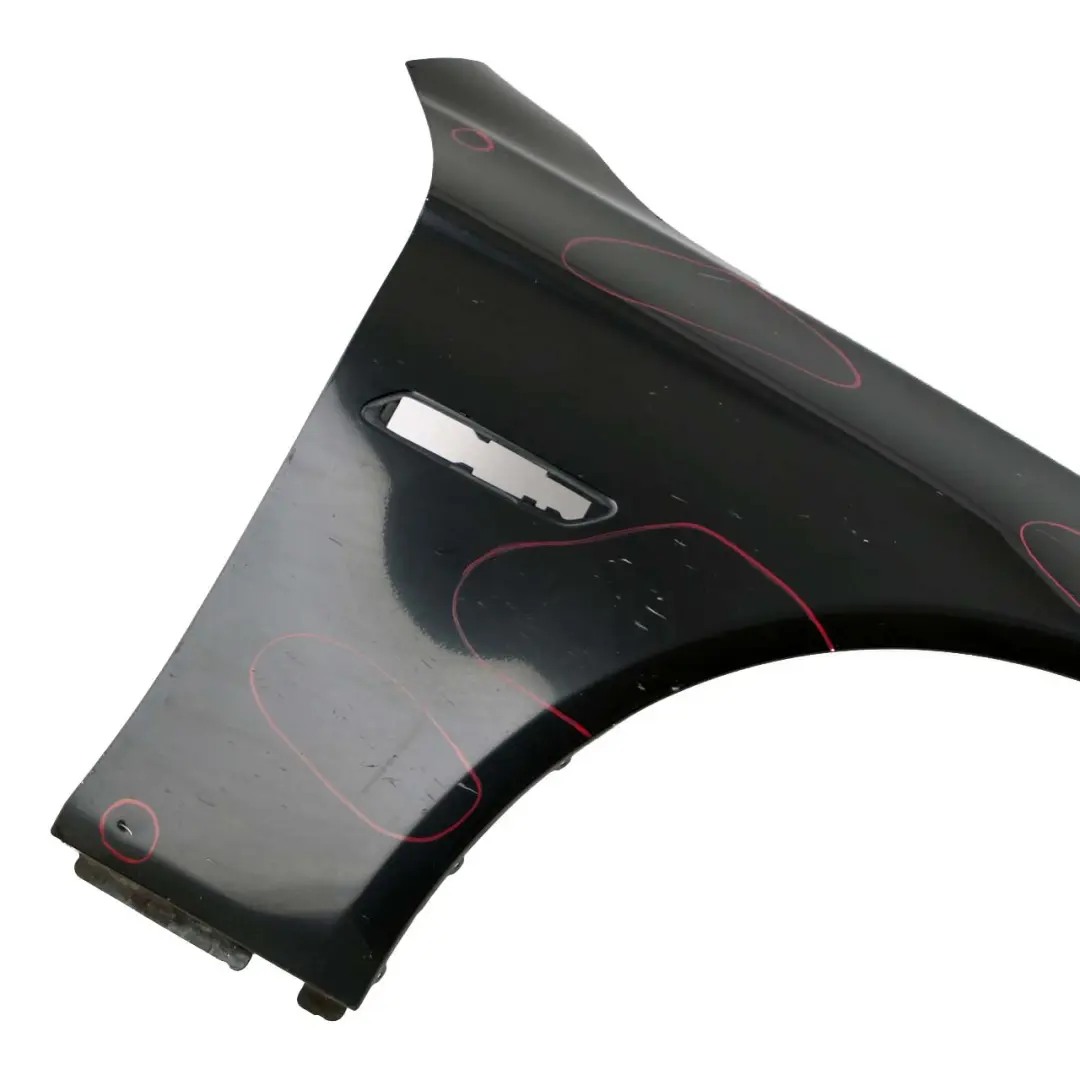 Front Right Wing Fender Side Panel O/S Black Sapphire - 475 to BMW 5 F10 F11 with Part number 7248660 BMW 5 F10 F11 Front Right Wing Fender Side Panel O/S Black Sapphire - 475 - SKU 7248660-BS - Part number 7248660