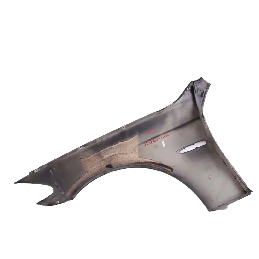 Front Right Wing Fender Side Panel O/S Black Sapphire - 475 to BMW 5 F10 F11 with Part number 7248660 BMW 5 F10 F11 Front Right Wing Fender Side Panel O/S Black Sapphire - 475 - SKU 7248660-BS - Part number 7248660